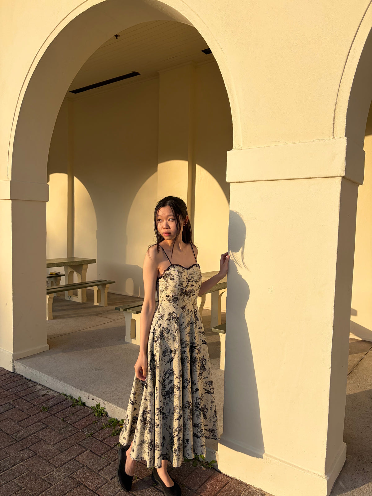 Julianna Jacquard Maxi Dress