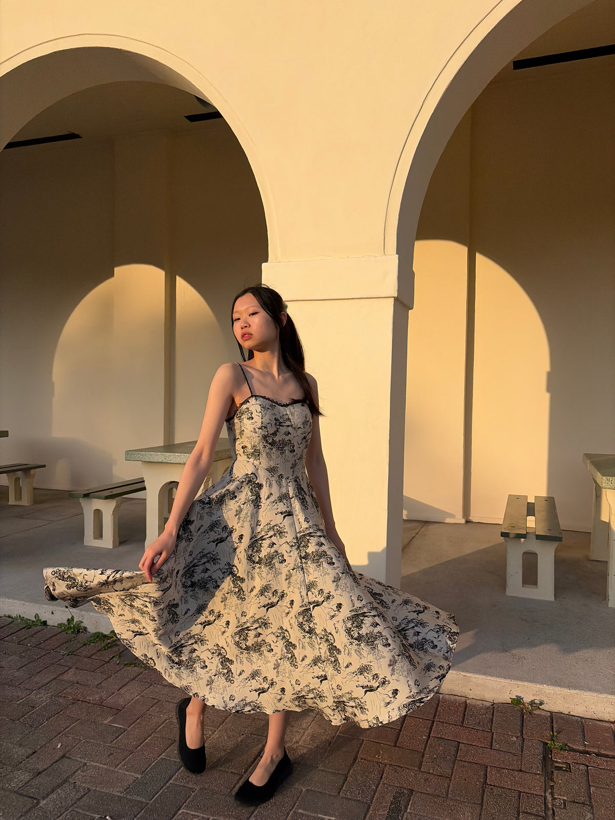 Julianna Jacquard Maxi Dress