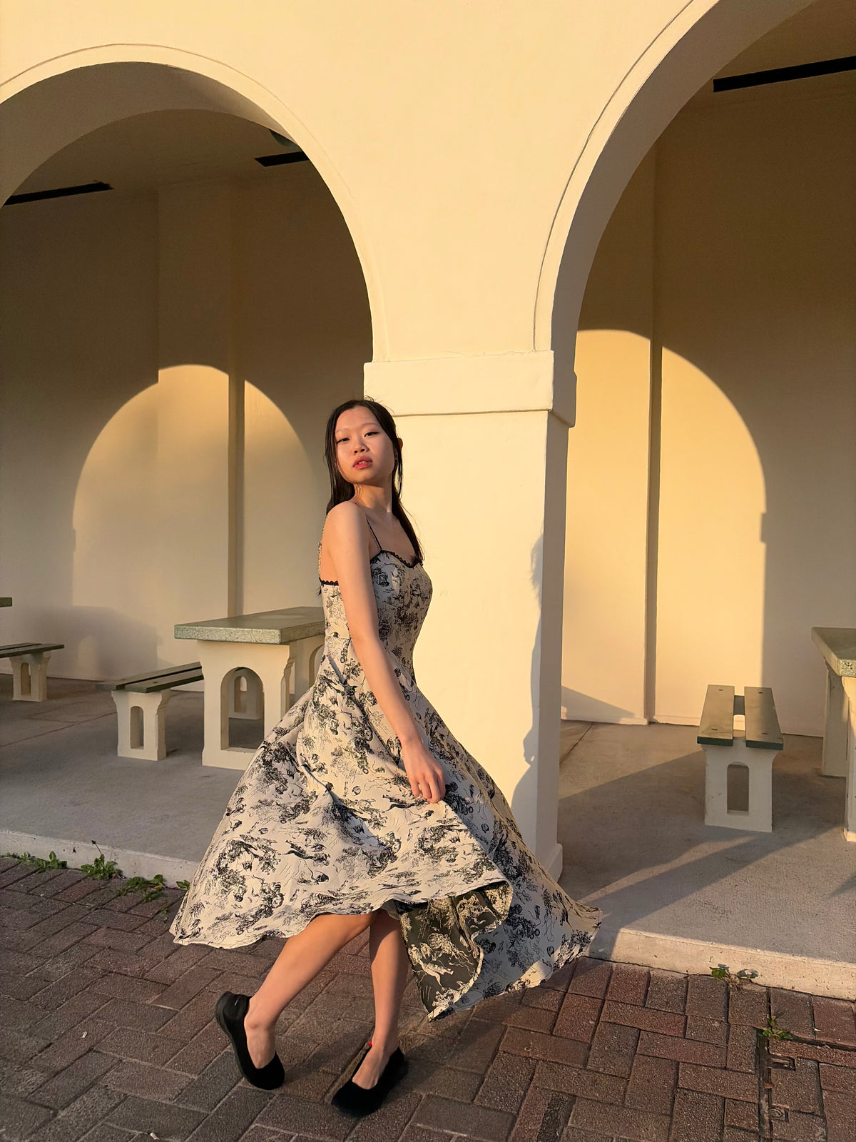 Julianna Jacquard Maxi Dress