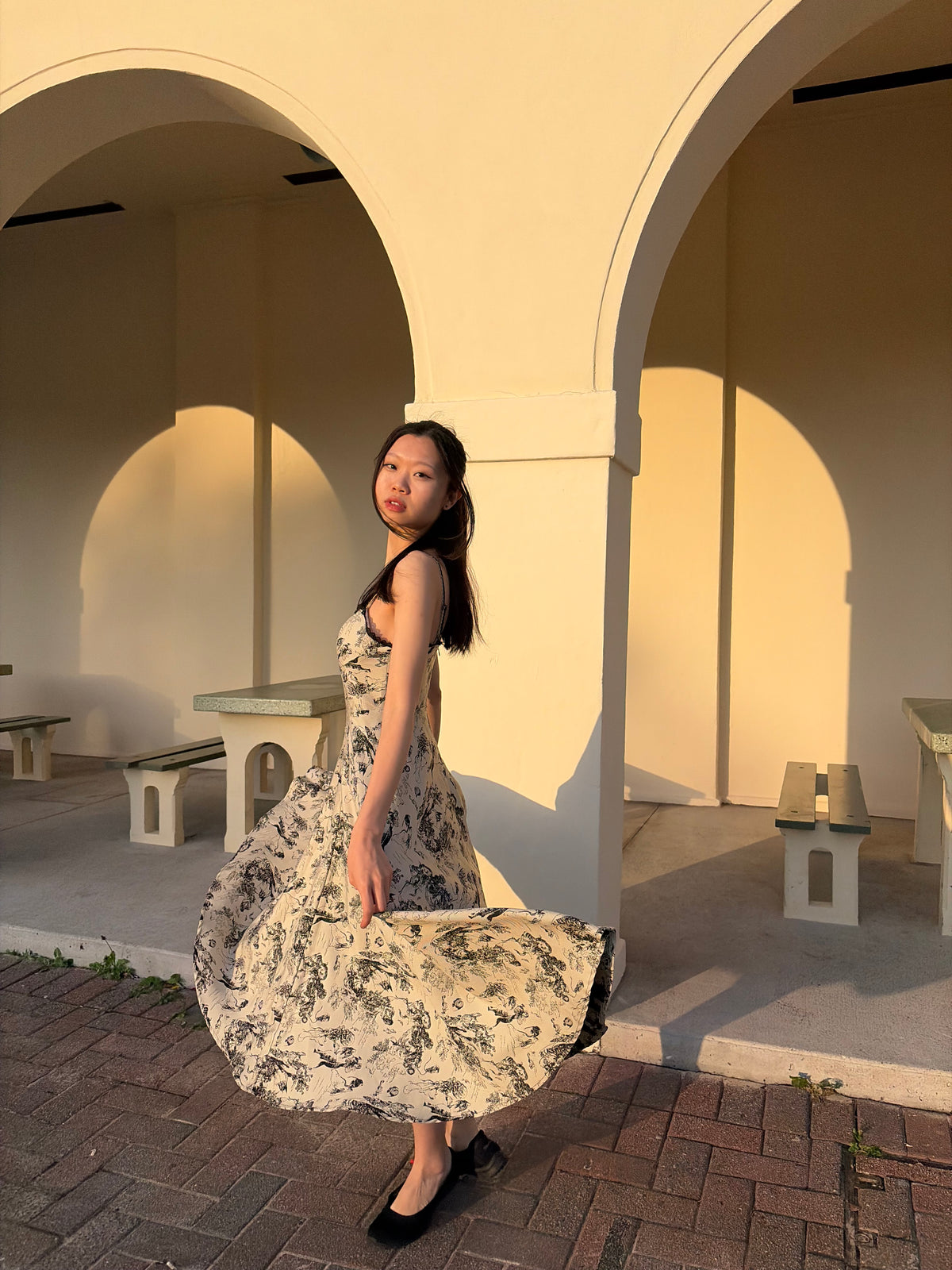 Julianna Jacquard Maxi Dress