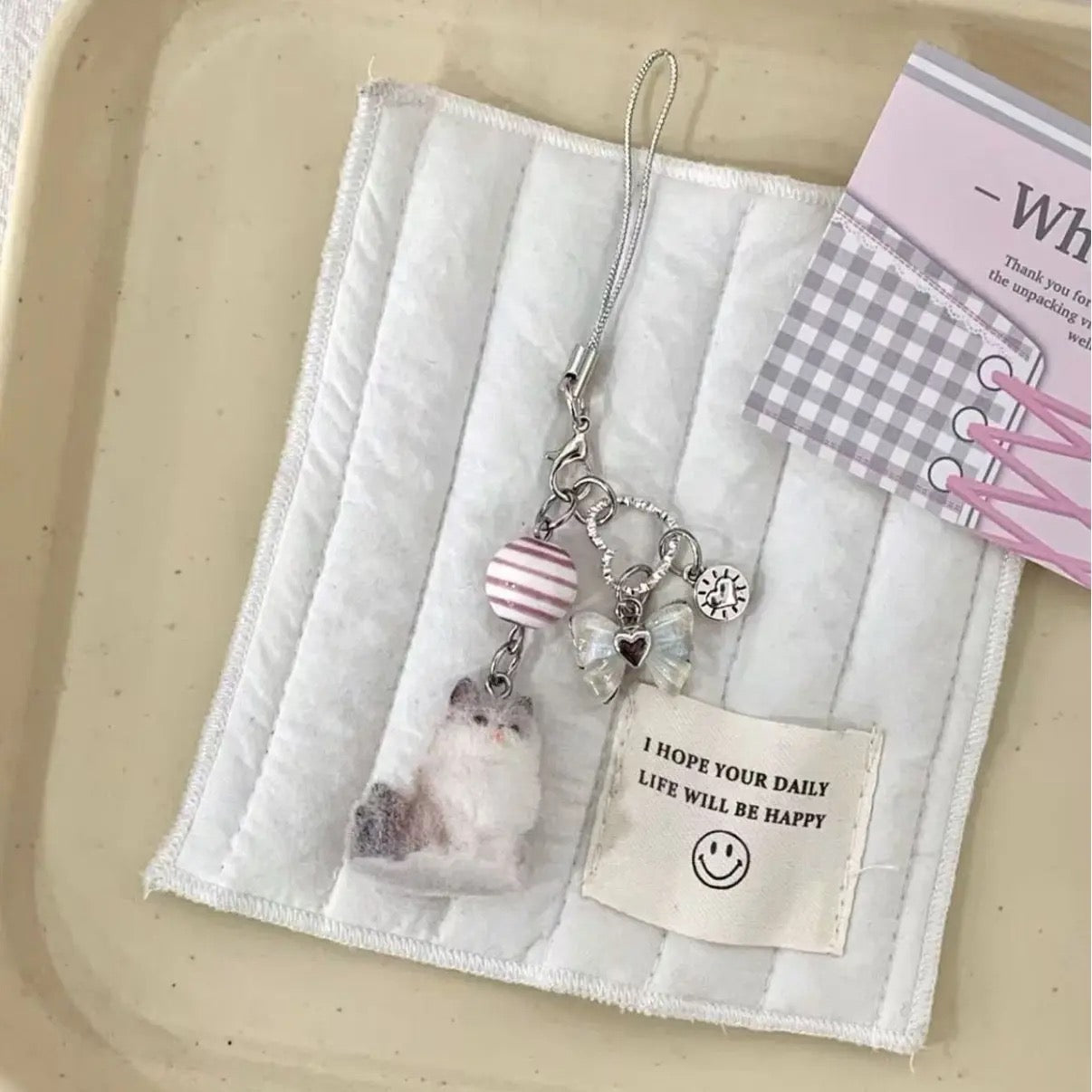 Ragdoll Cat Keychain