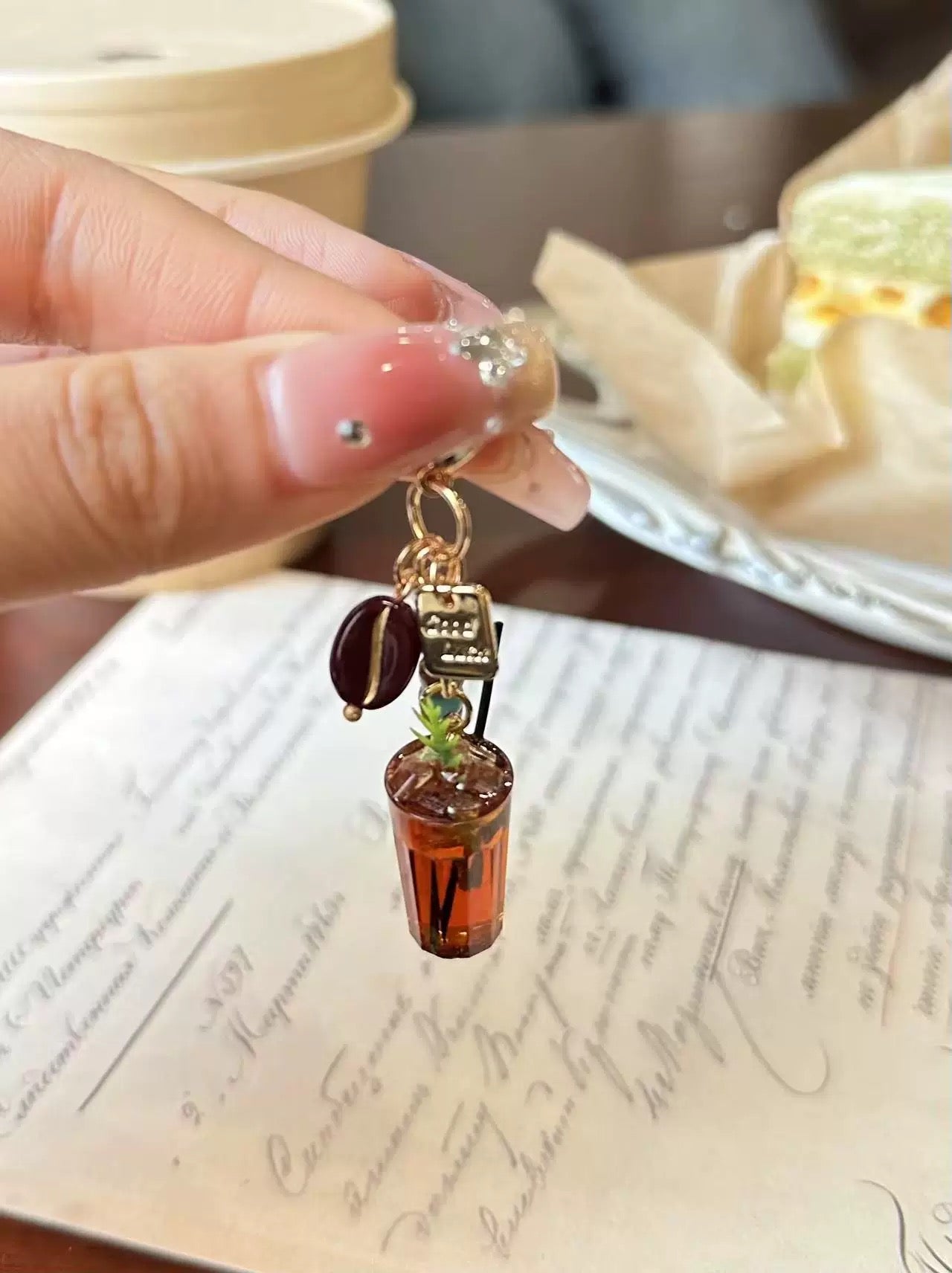 Iced Tea Keychain
