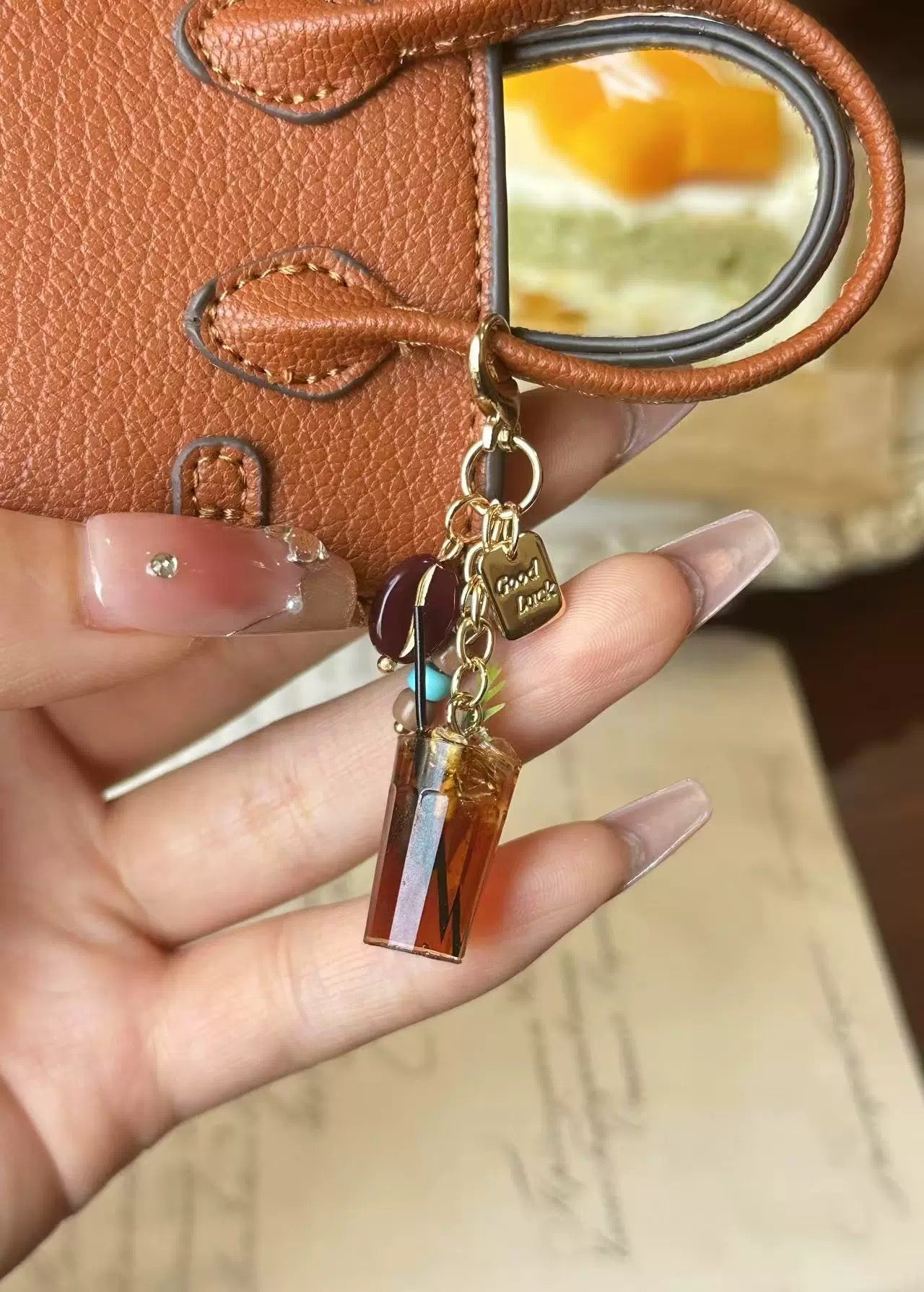 Iced Tea Keychain