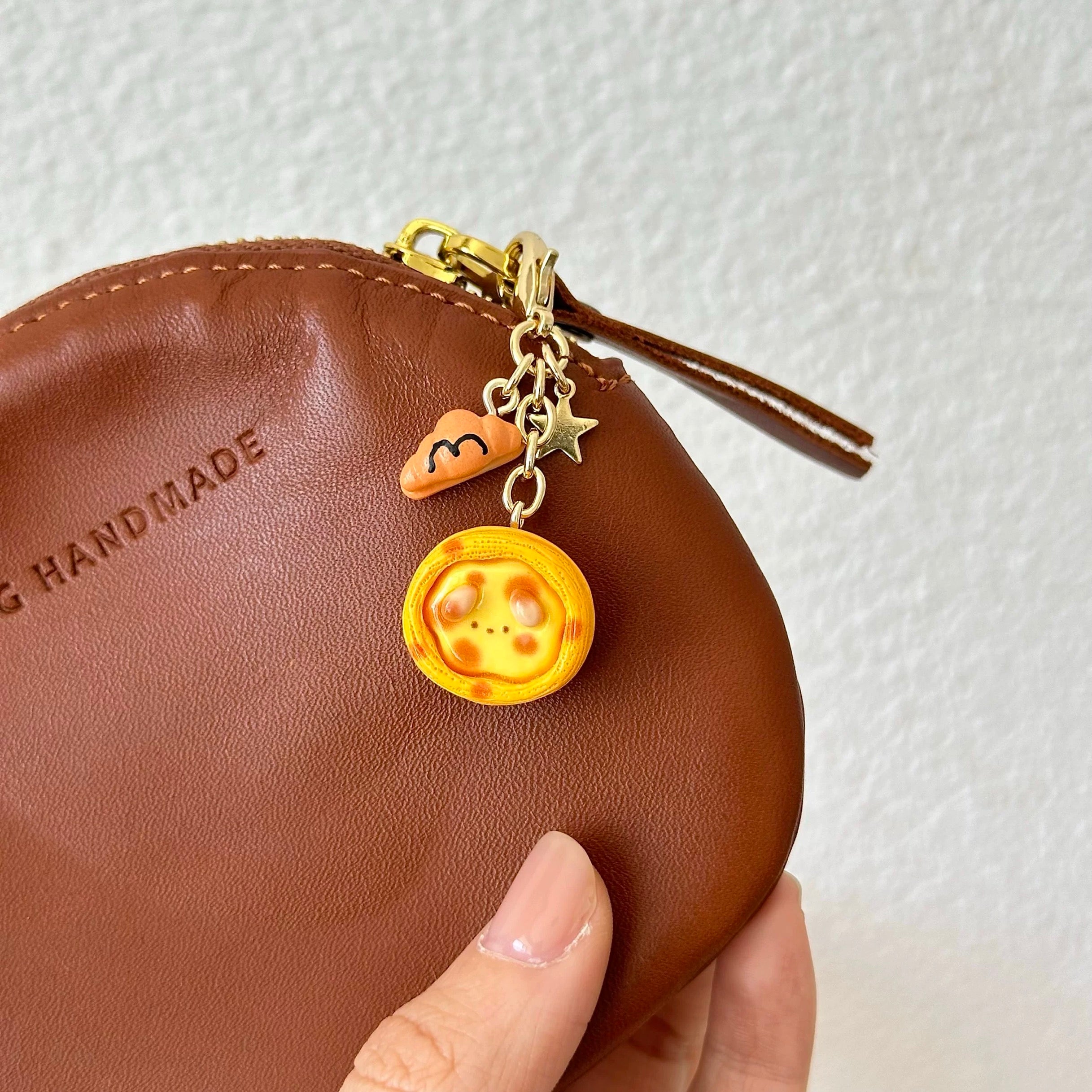 Dog Egg Tart Keychain