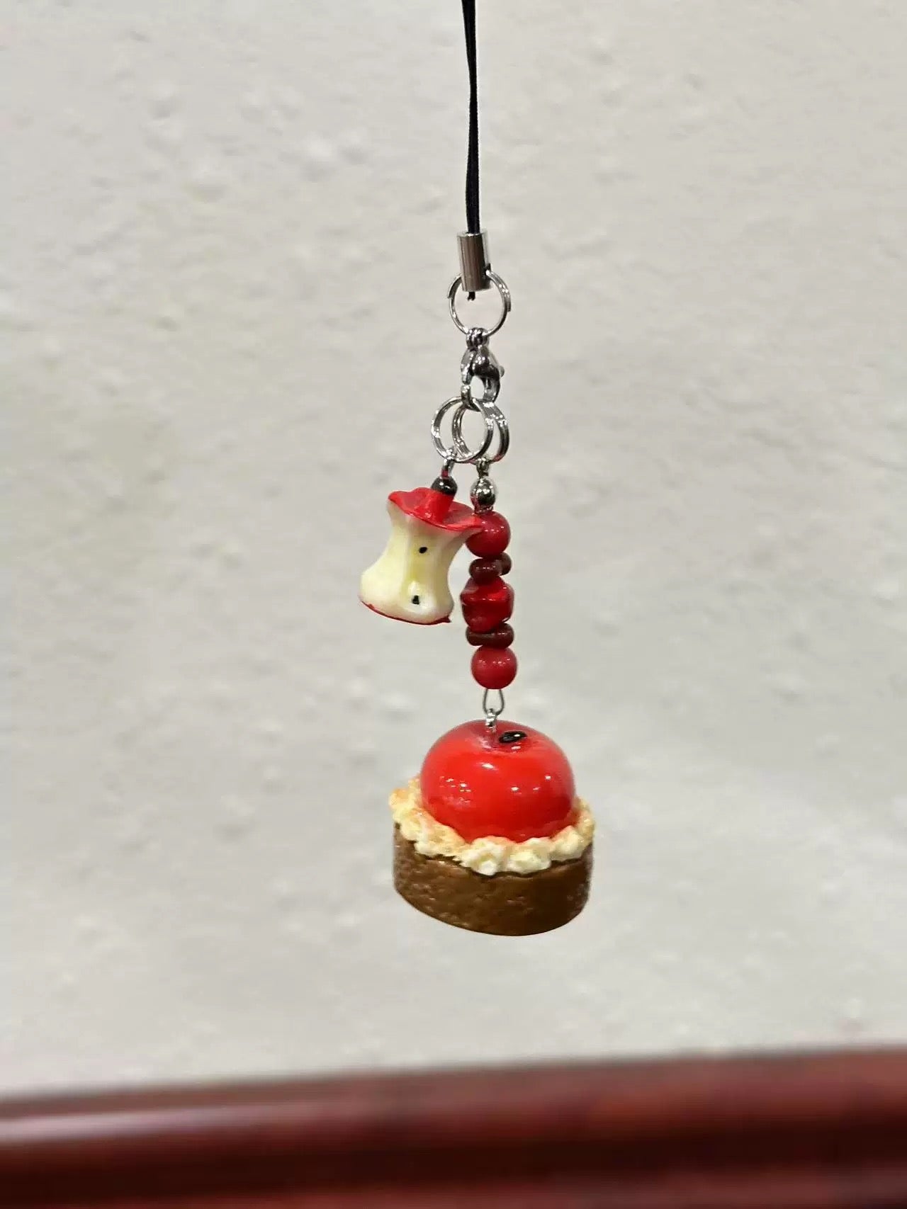 Apple Cake Keychain
