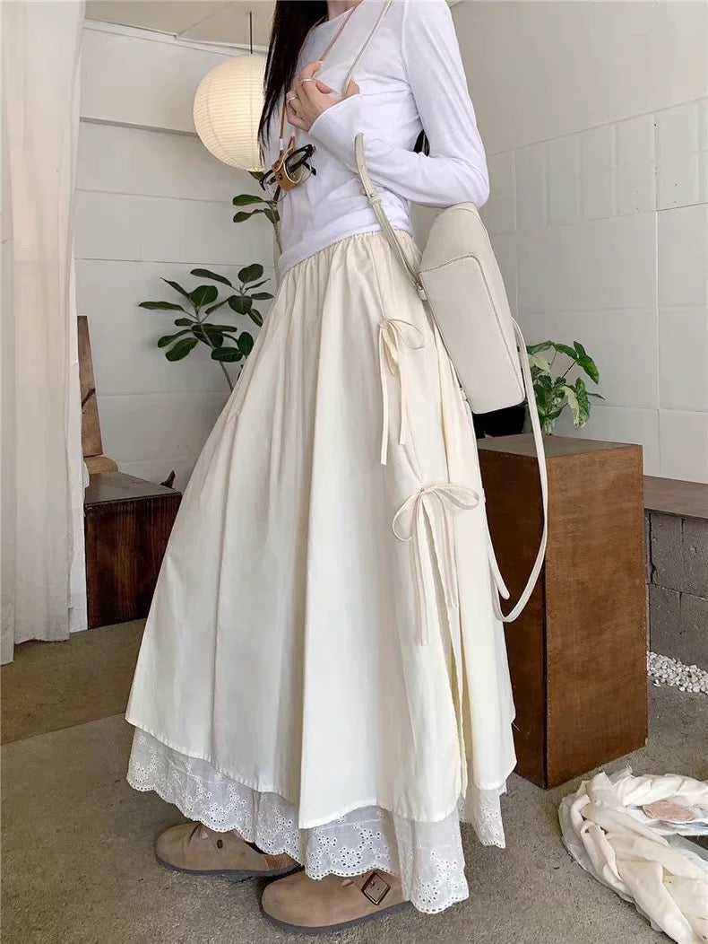 Penelope Multilayered Bow Skirt