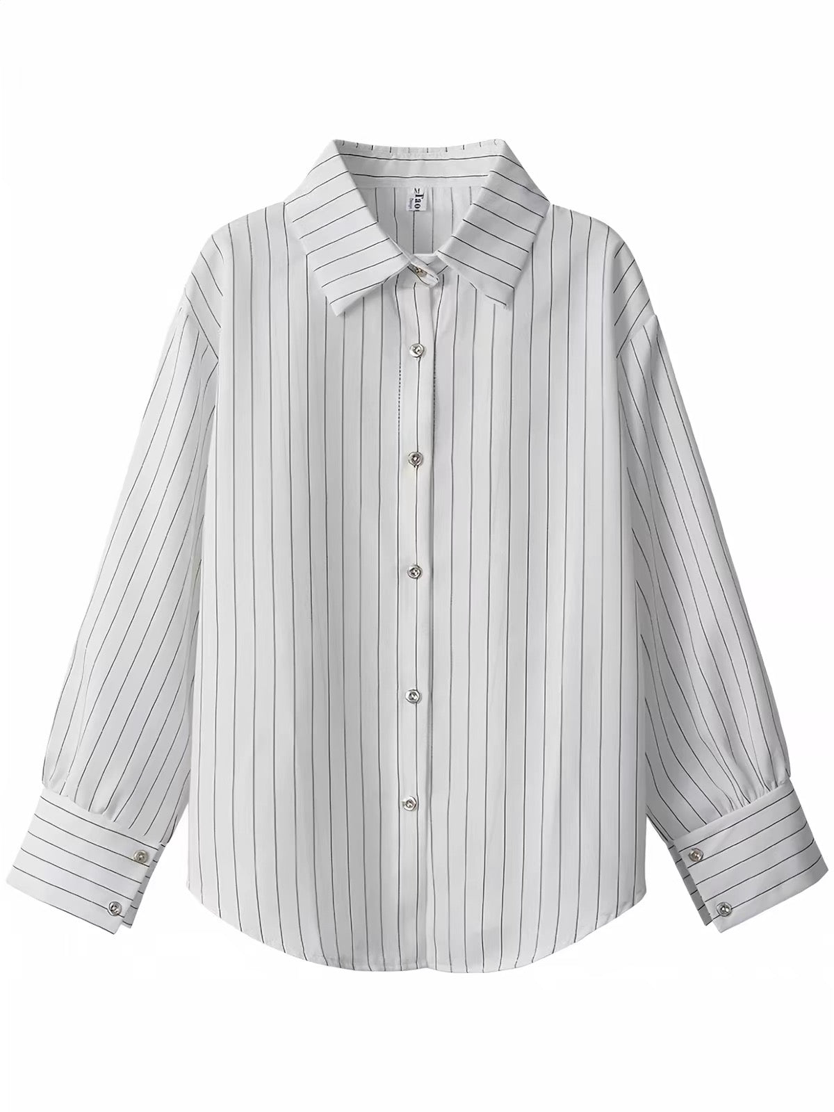 Melissa Striped Button Top