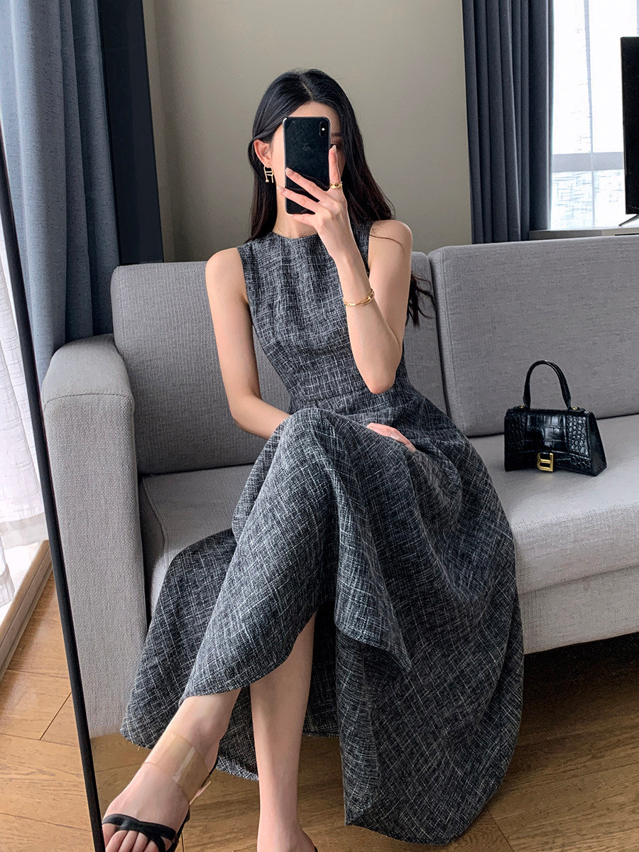 Cordelia Grey Maxi Dress