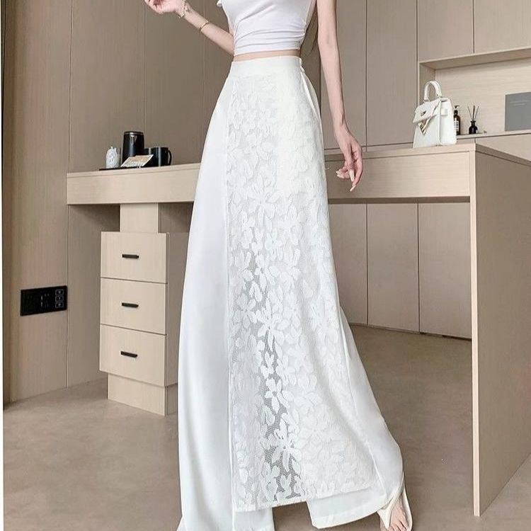 Juliana Lace Wide-Leg Pants