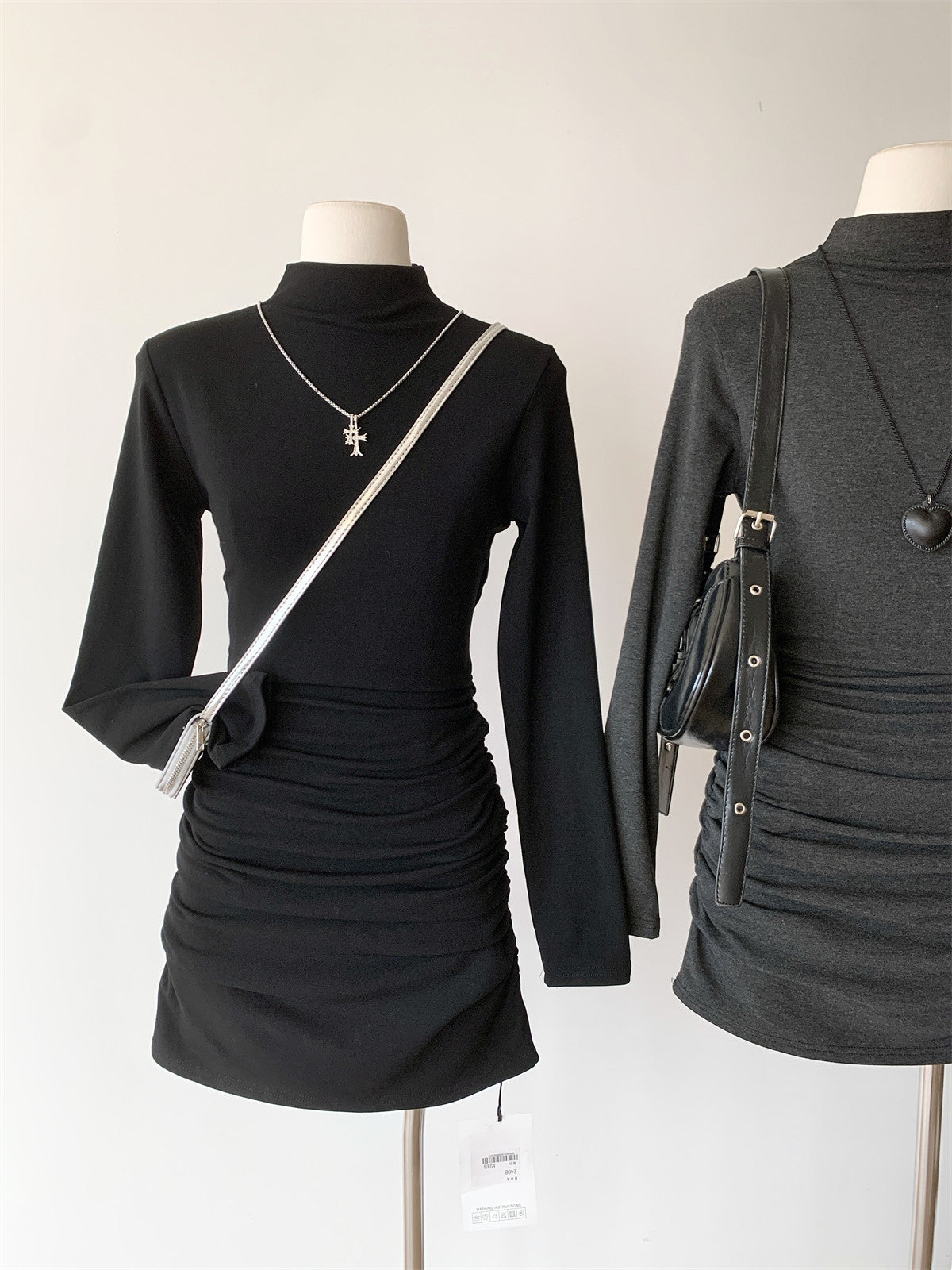 Helen High-Neck Mini Dress