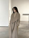 Zia Drape Wool Coat