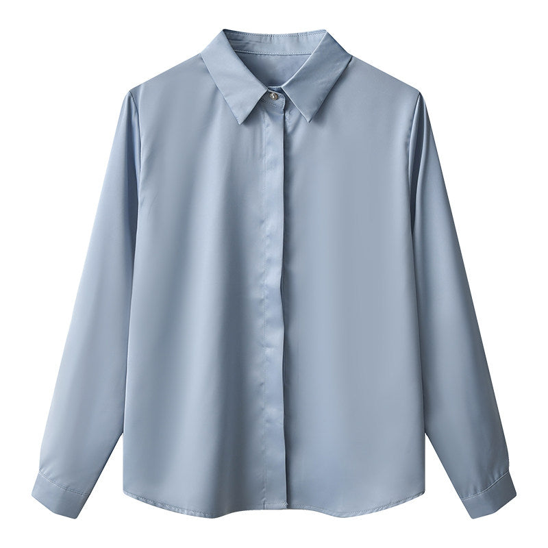 Lila Long-Sleeve Collar Shirt