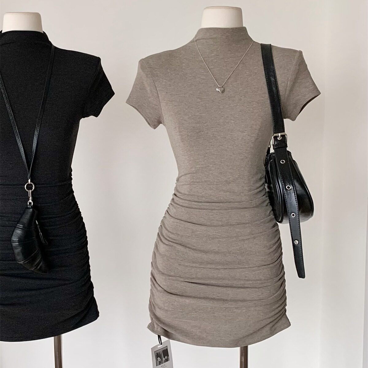 Helen High-Neck Mini Dress