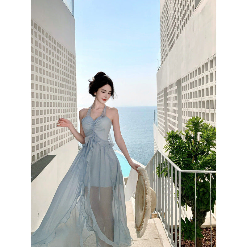 Ava Blue Maxi Dress