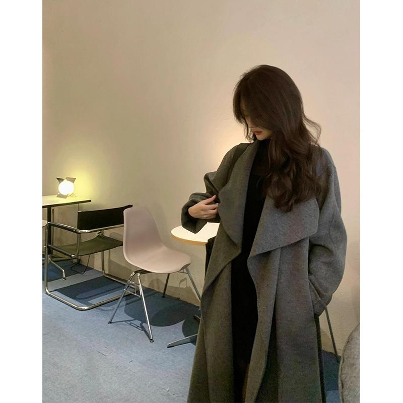 Zia Drape Wool Coat