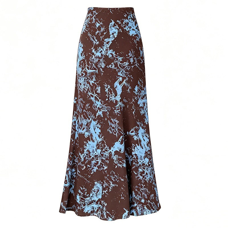 Iris Multicoloured Maxi Skirt