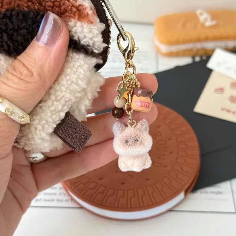 Honey Cat Keychain