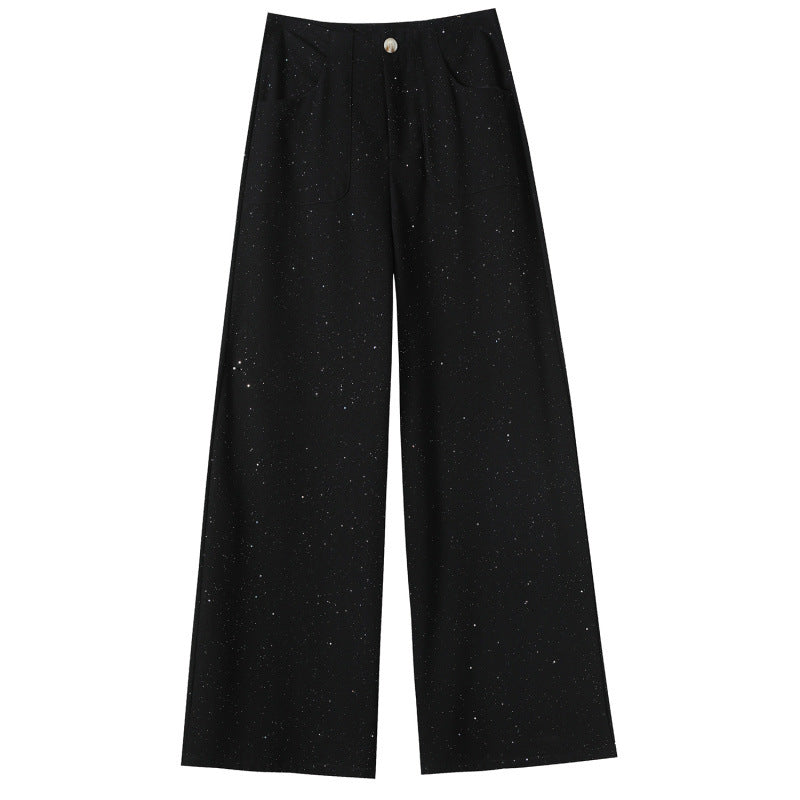 Novia Sequin Wide-Leg Pants