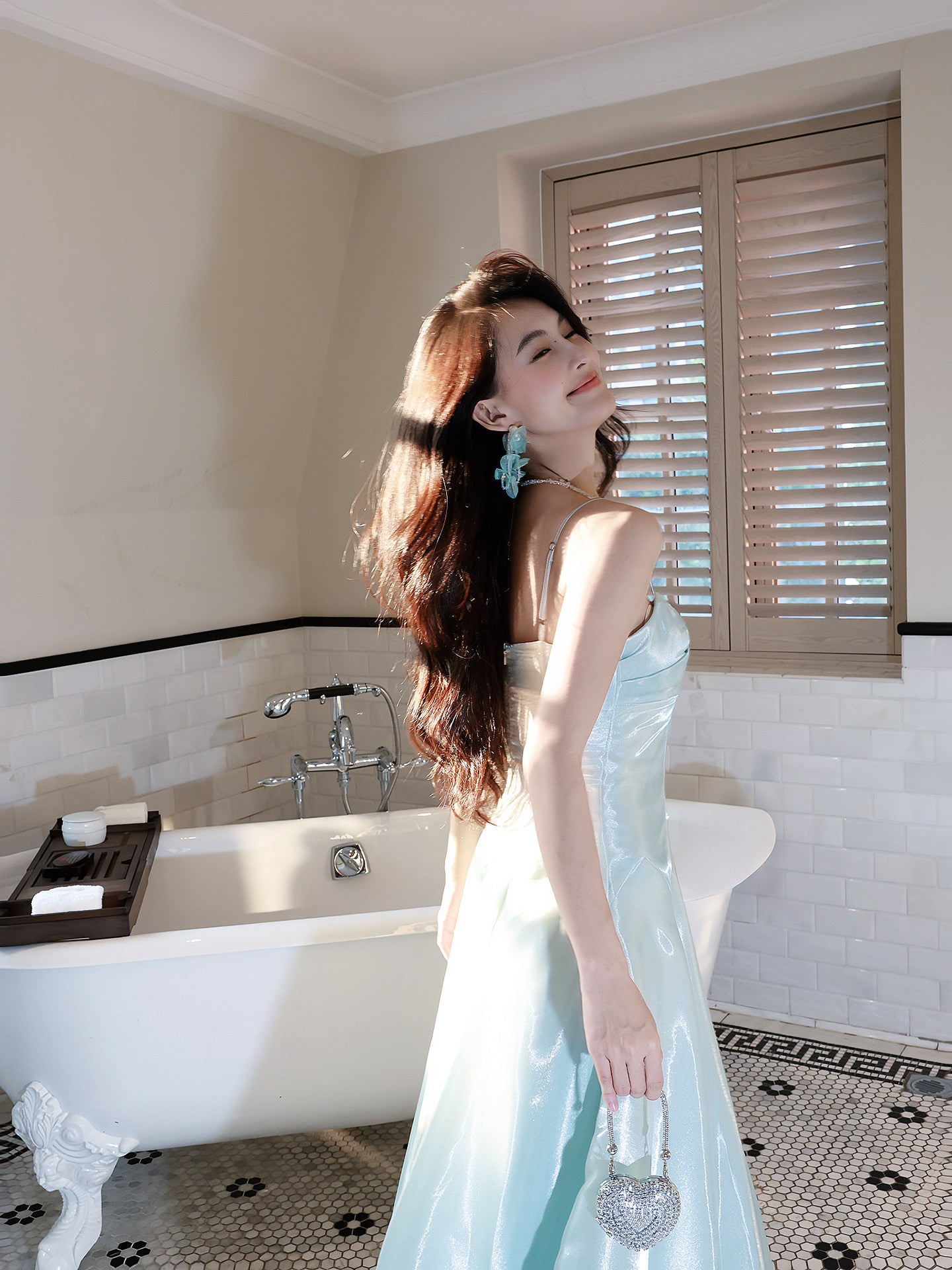Kadita Aqua Maxi Dress