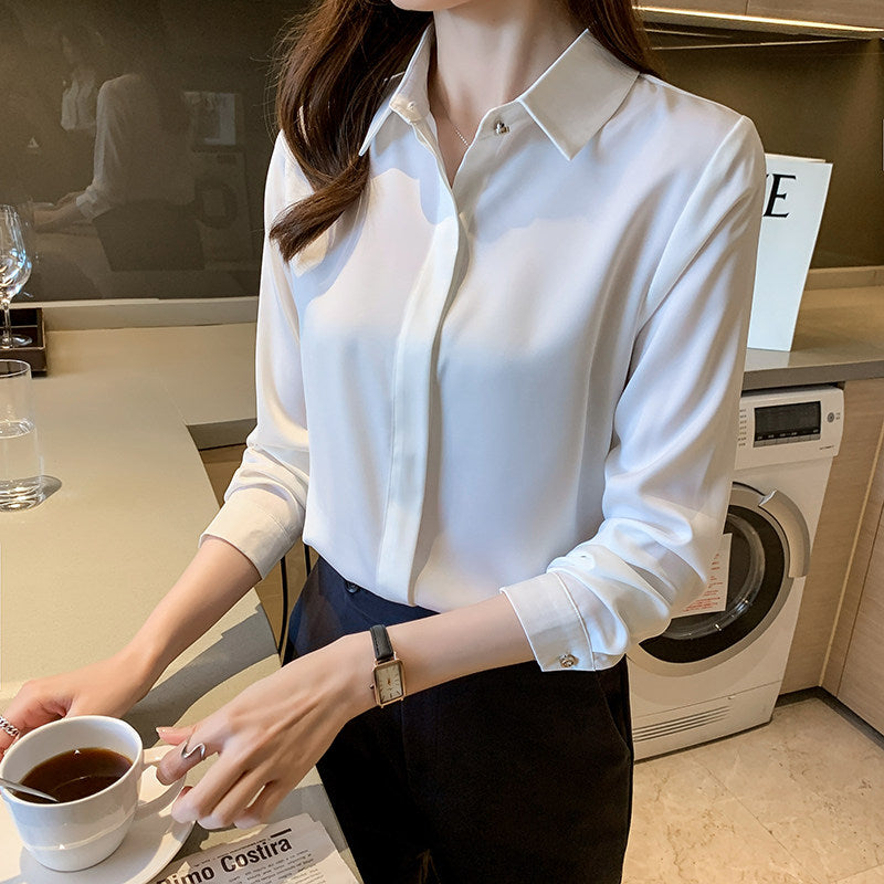 Lila Long-Sleeve Collar Shirt