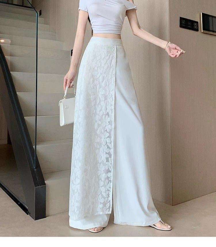 Juliana Lace Wide-Leg Pants