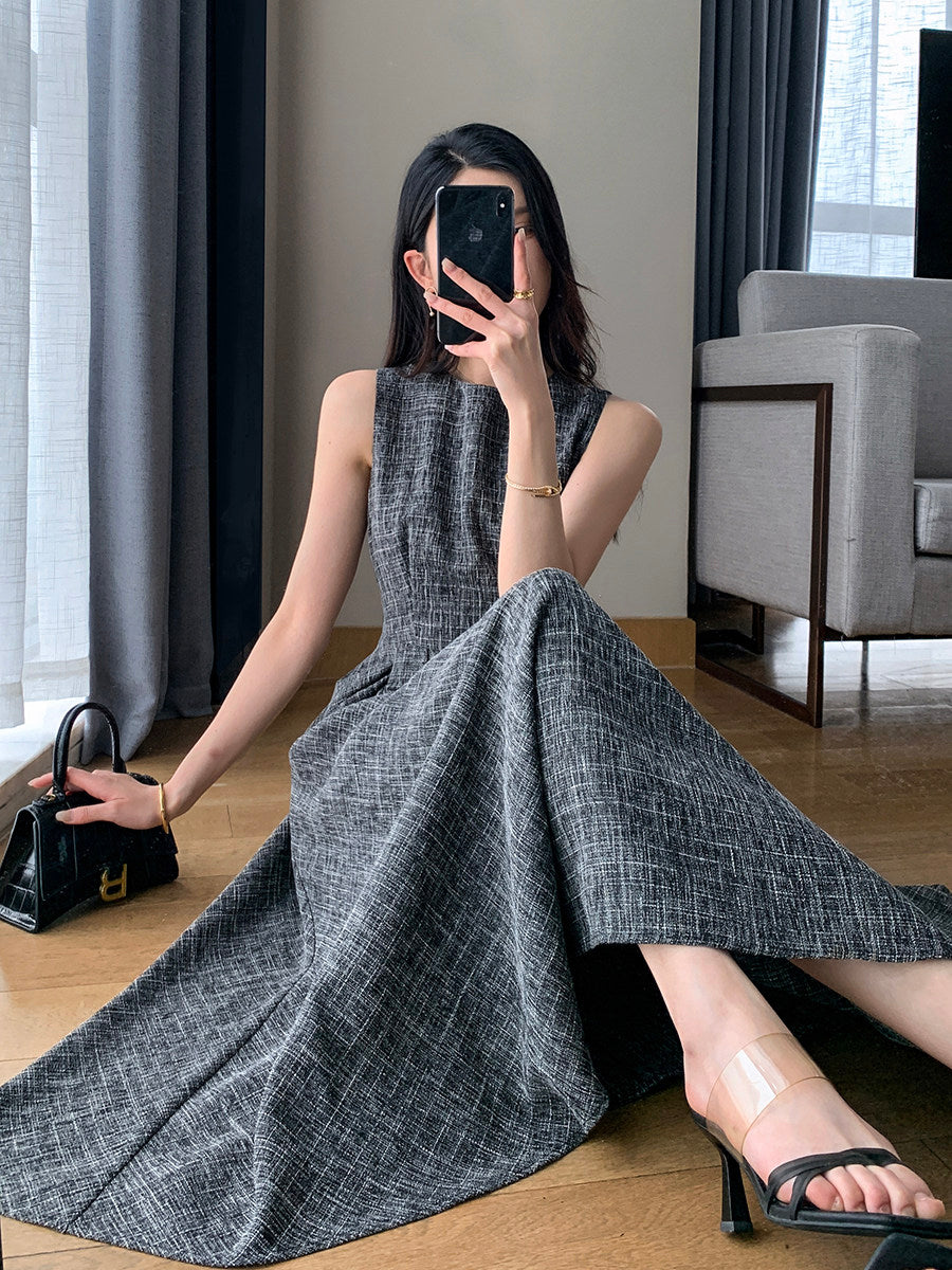 Cordelia Grey Maxi Dress