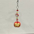 Apple Cat Twins Keychain