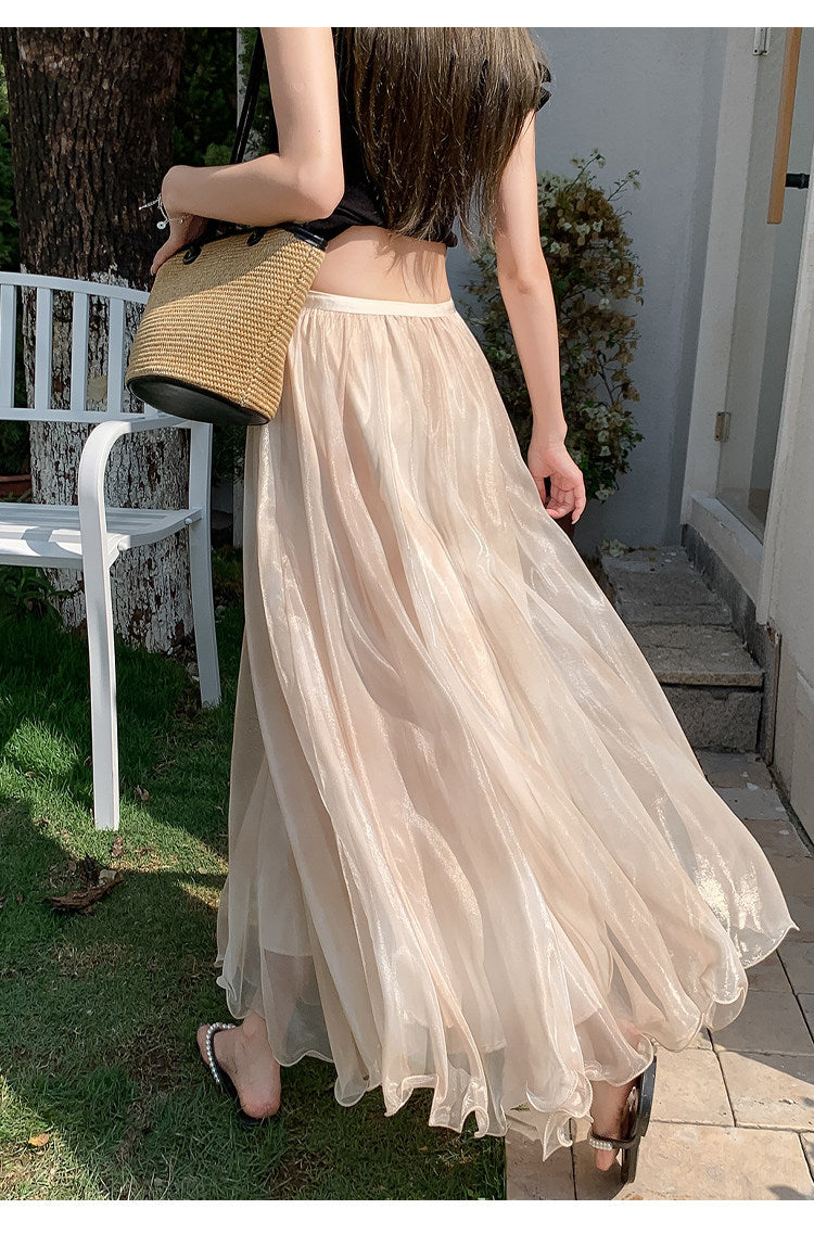 Grace Mesh Maxi Skirt