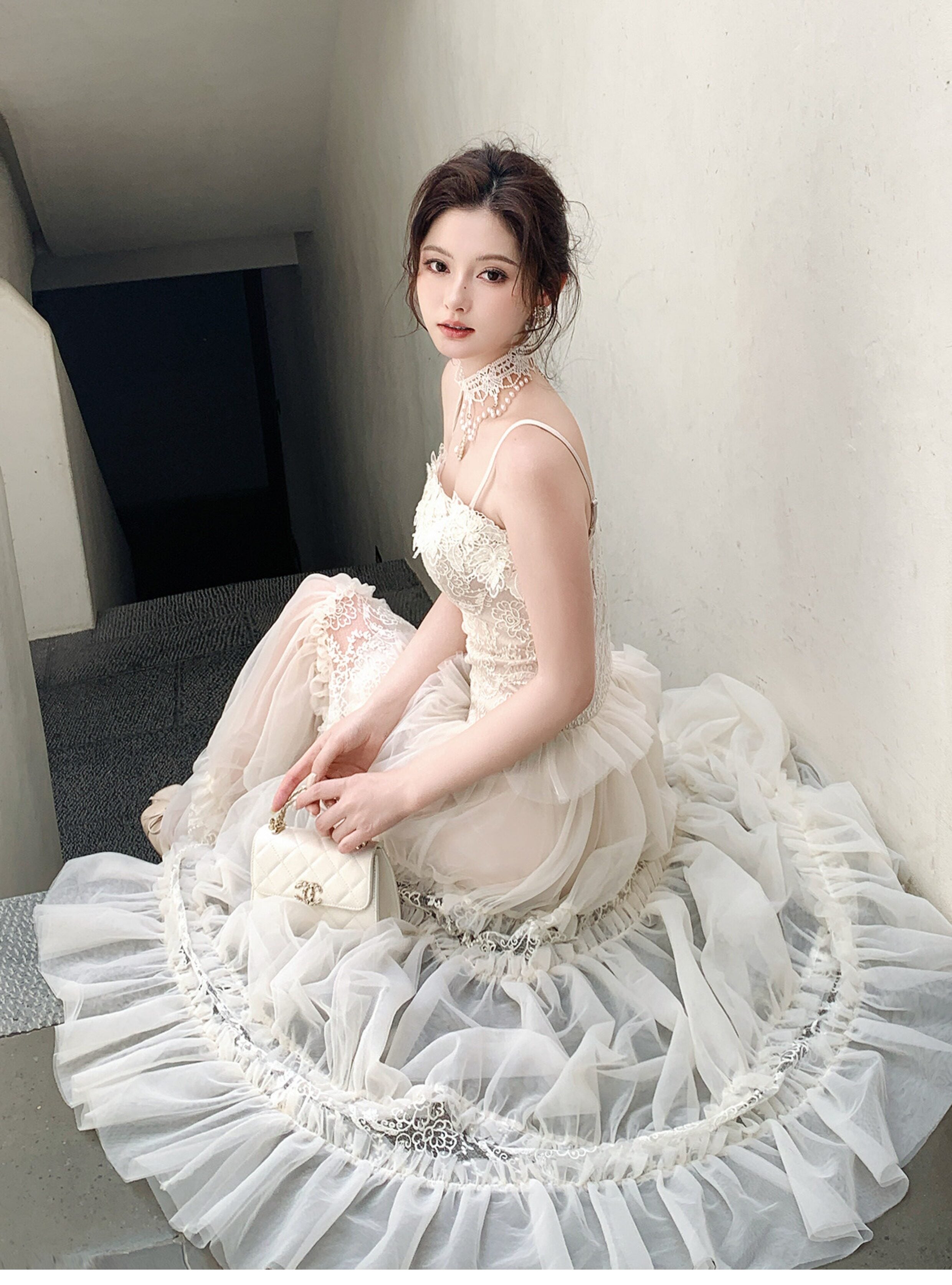 Odette Lace Maxi Dress