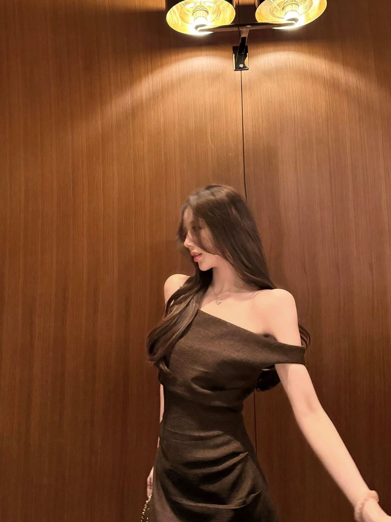 Gwen Slanted Mini Dress