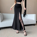 Jennifer Black Lace Maxi Skirt