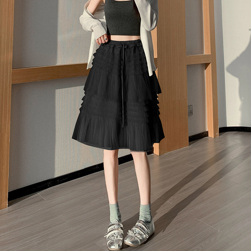 Pamela Pleated Midi Skirt
