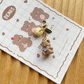 Chocolate Teddy Bear Keychain