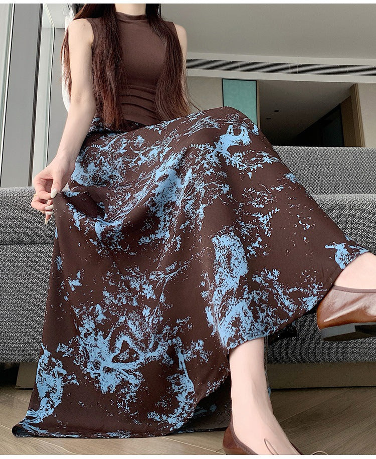Iris Multicoloured Maxi Skirt
