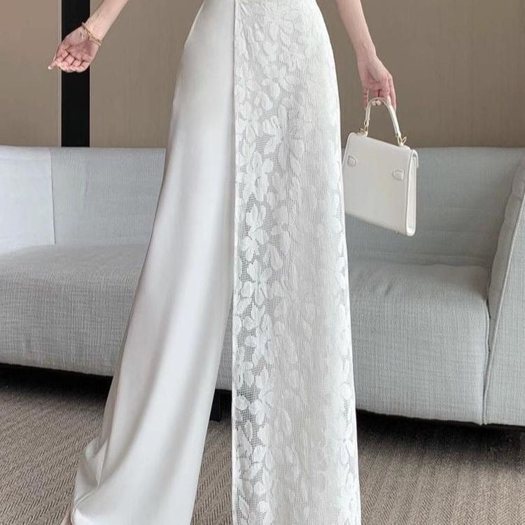 Juliana Lace Wide-Leg Pants