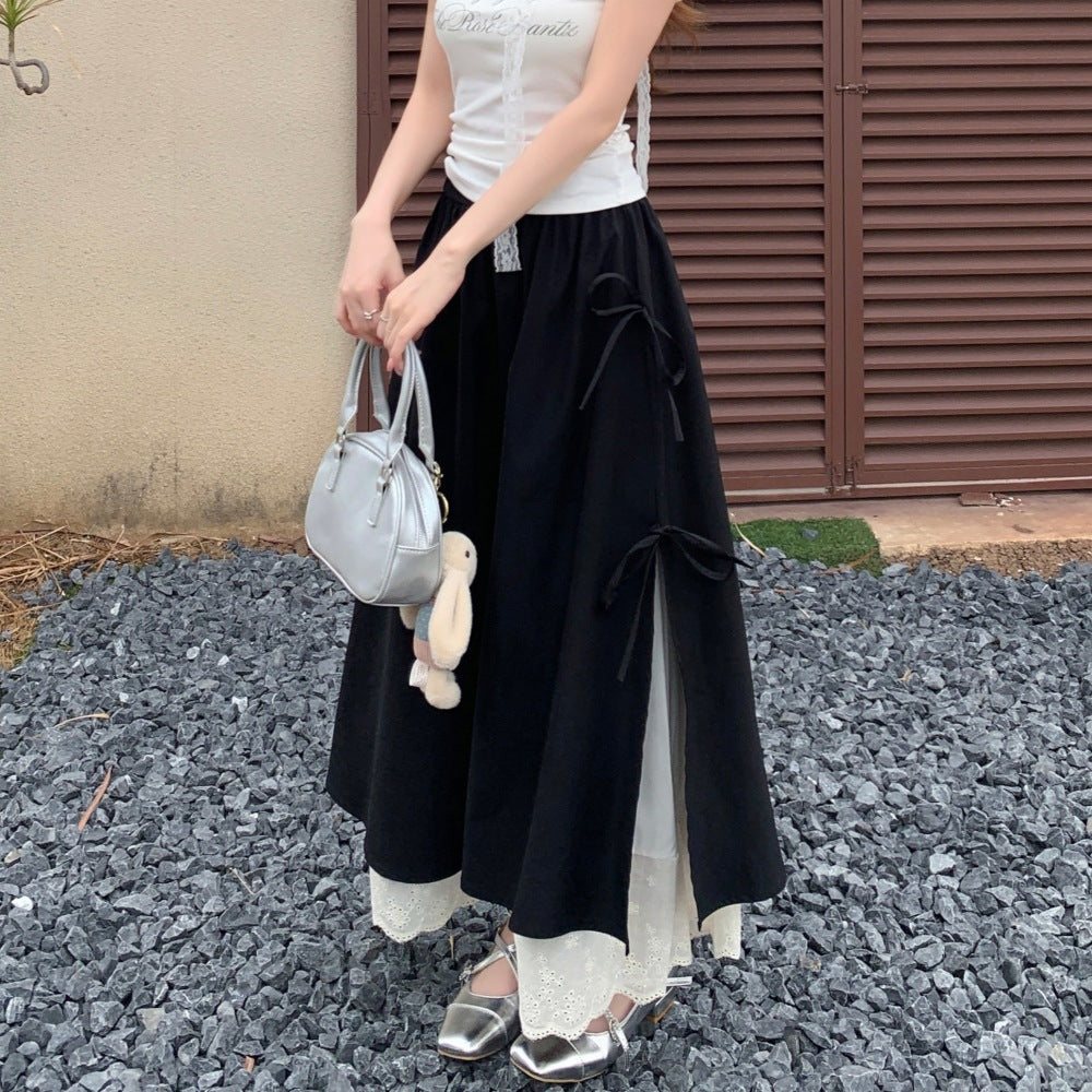 Penelope Multilayered Bow Skirt