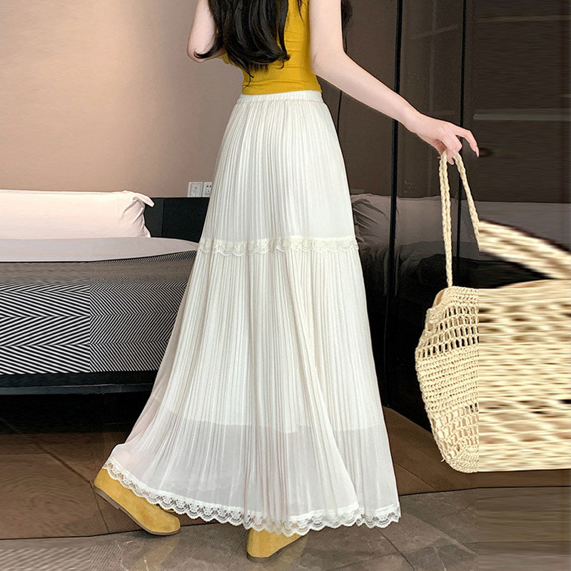 Polly Pleated Maxi Skirt