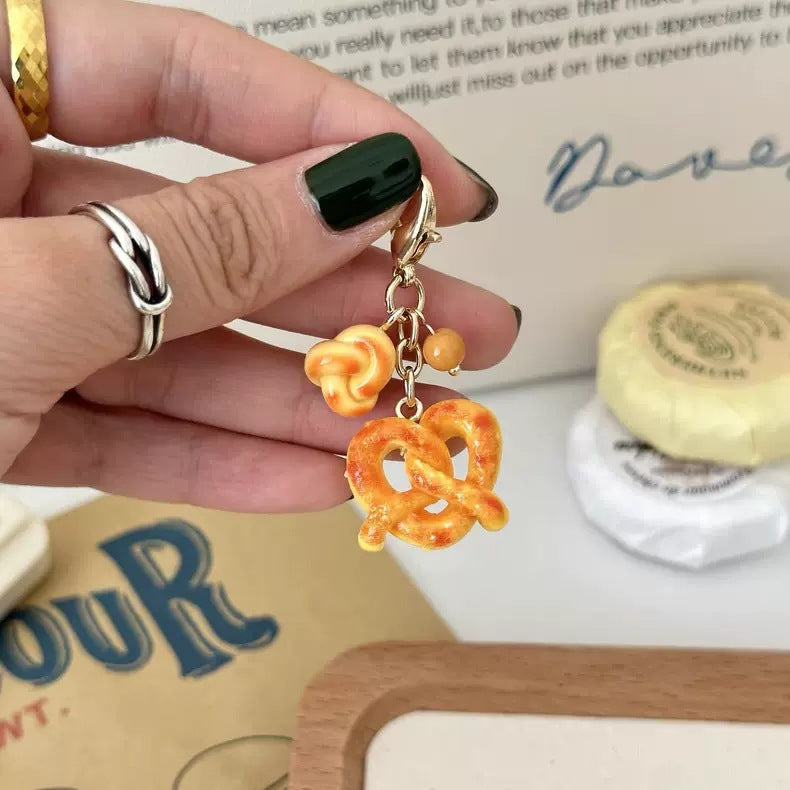 Bread And Cookie Keychain