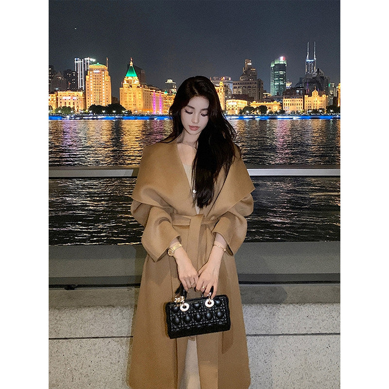 Zia Drape Wool Coat
