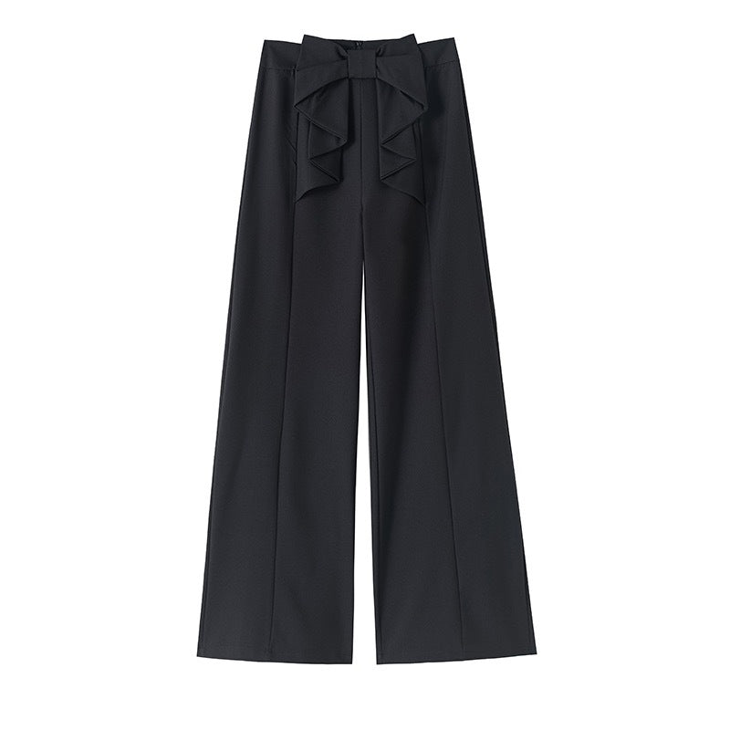 Phoebe Bow Wide-Leg Pants