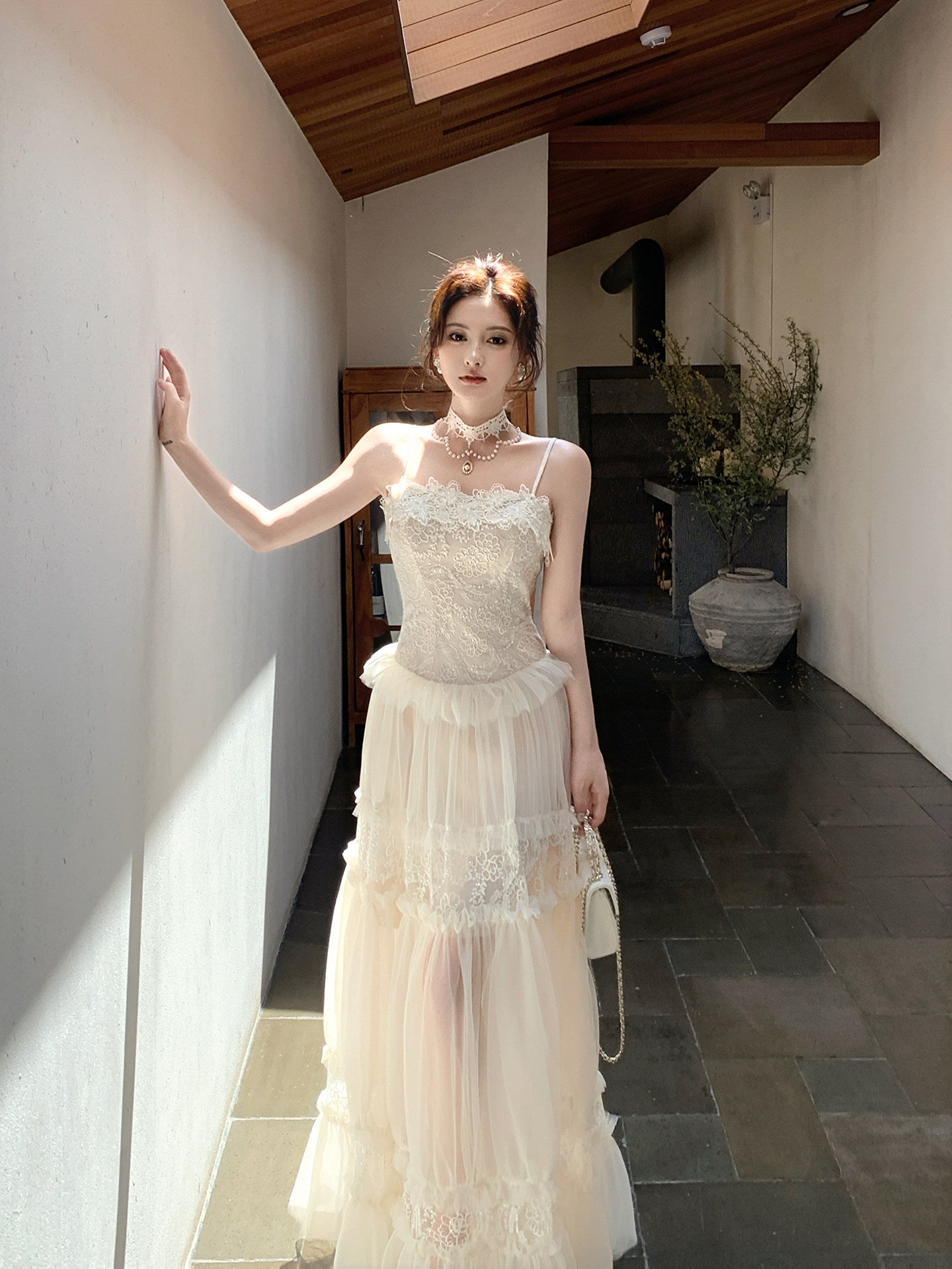 Odette Lace Maxi Dress