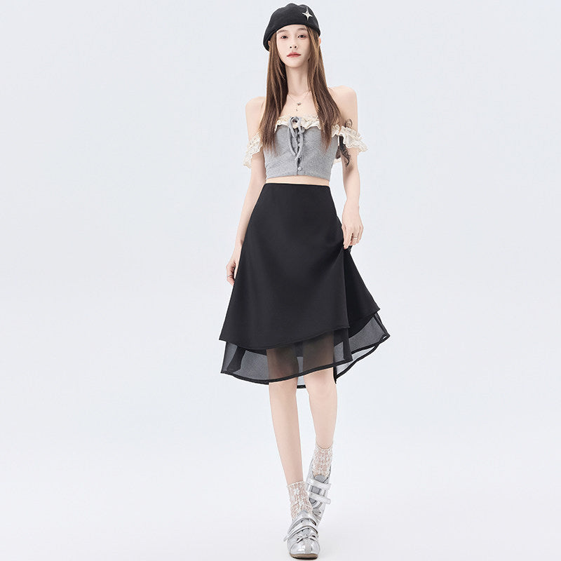 Tessa Layered Midi Skirt