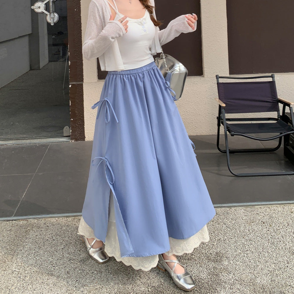 Penelope Multilayered Bow Skirt