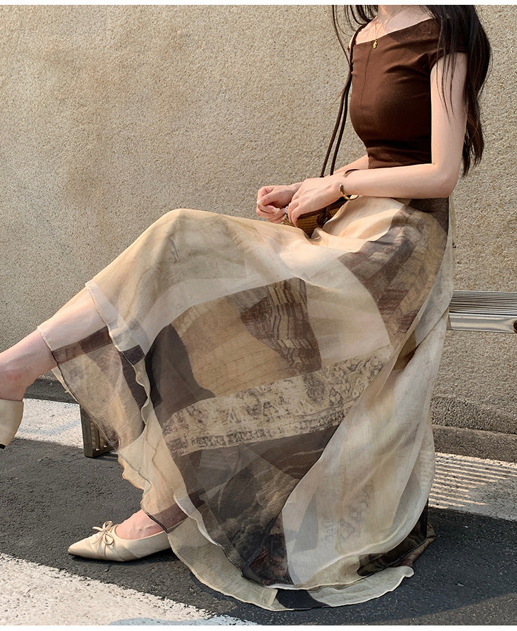 Kori Printed Maxi Skirt