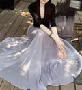 Pearl Silky Maxi Skirt