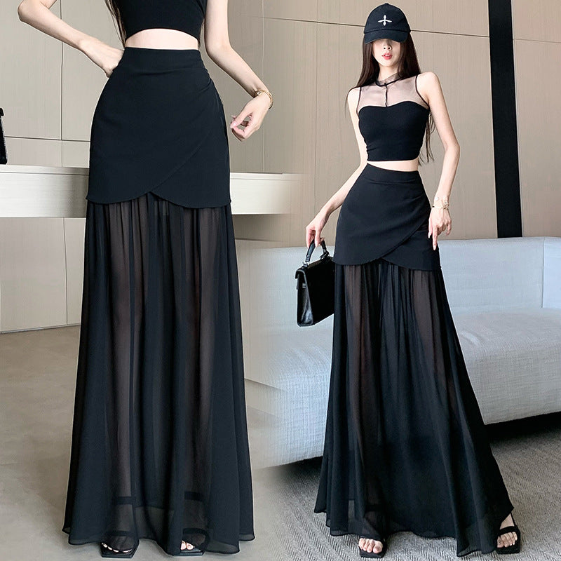 Eden Black Maxi Skirt