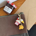 Popcorn And Ice Cream Keychain