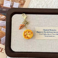 Dog Egg Tart Keychain