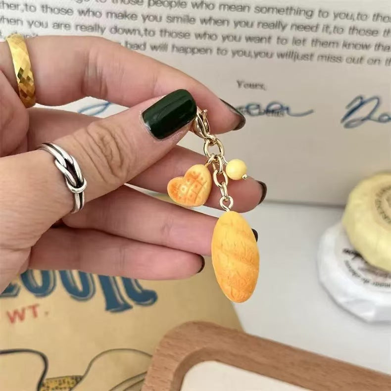 Baked Bread Keychain