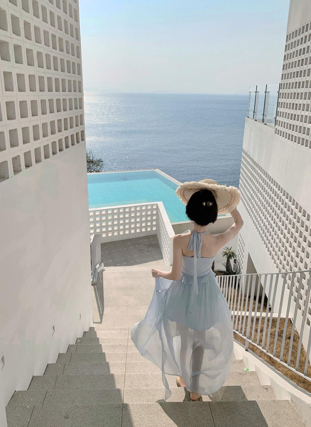 Ava Blue Maxi Dress